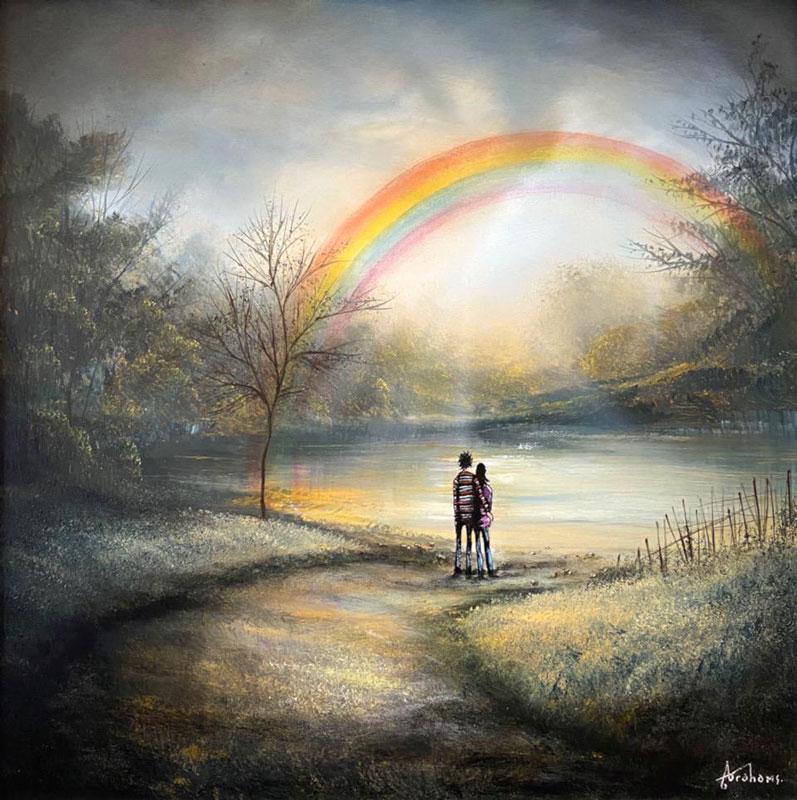 Danny Abrahams – where-theres-love-theres-hope-rainbow-painting-by-danny-abrahams_900x