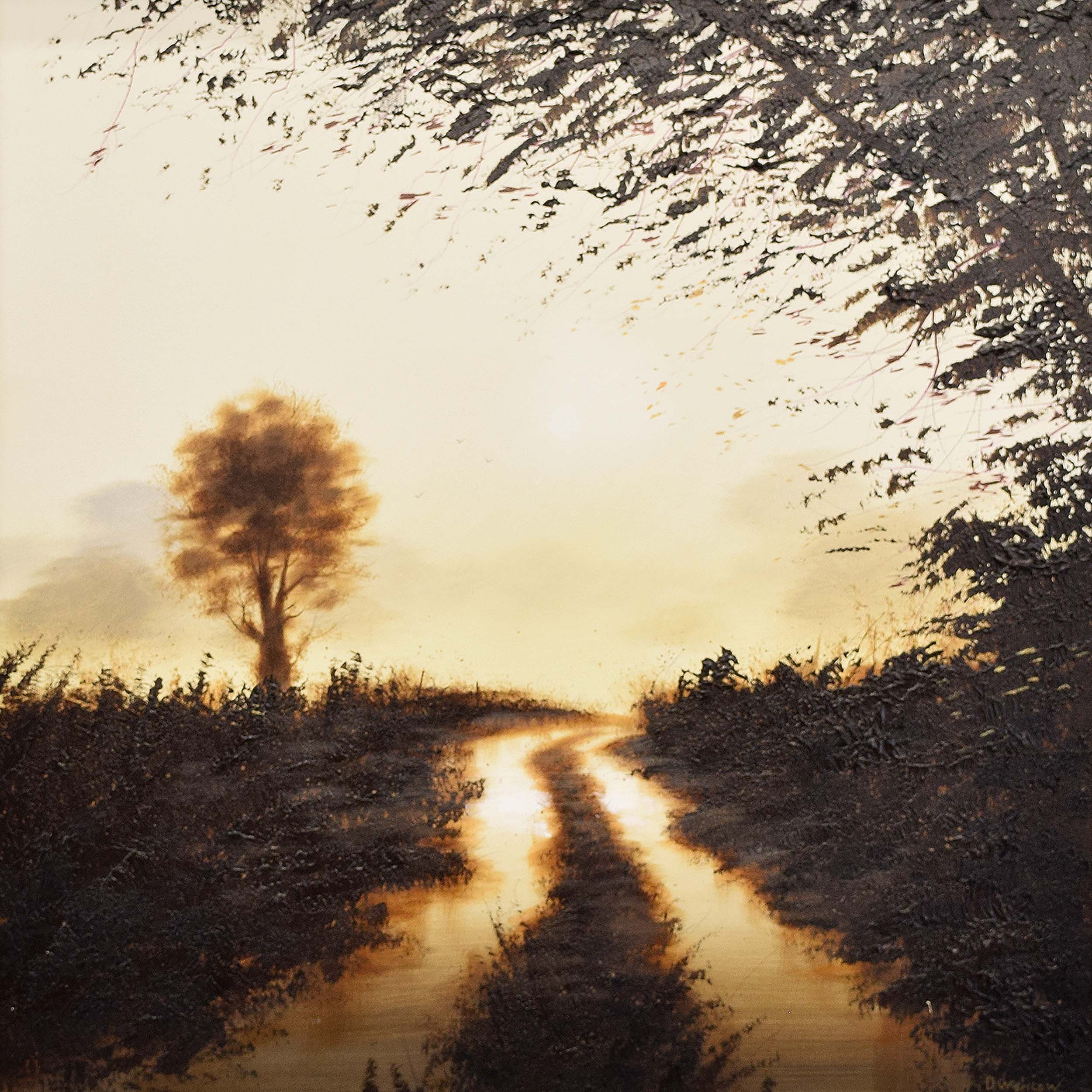 David Warilow – Puddles in the Tracks 2 Unframed