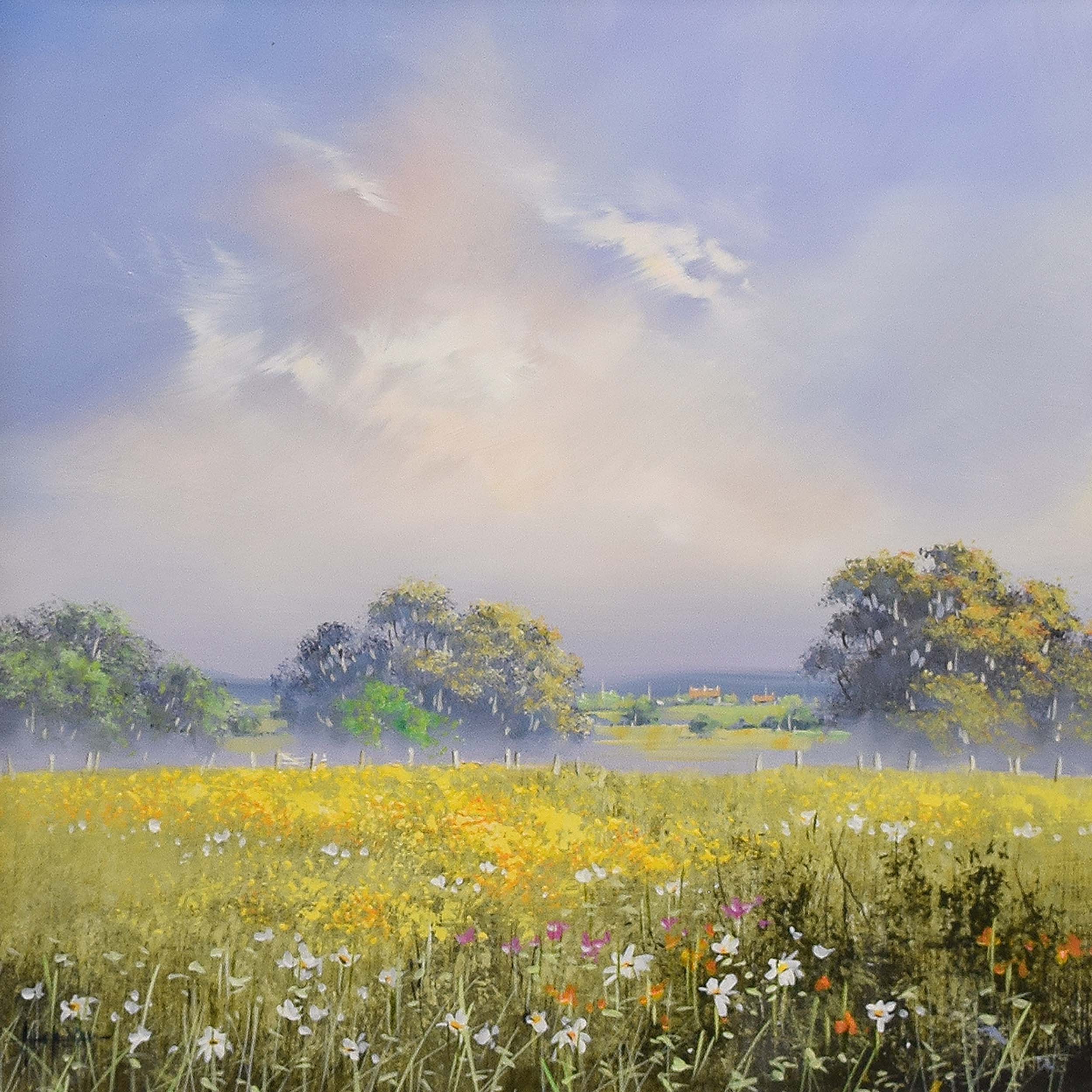 Allan Morgan - Fields In The Summer Light- Allan Morgan Original Artwork