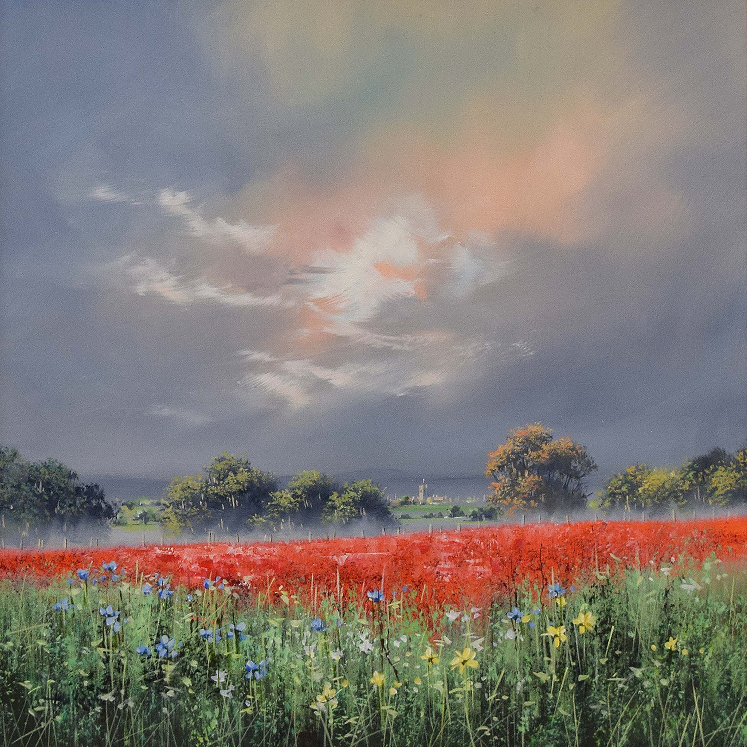 Allan Morgan - Moody Skies And Wildflowers - Original Artwork