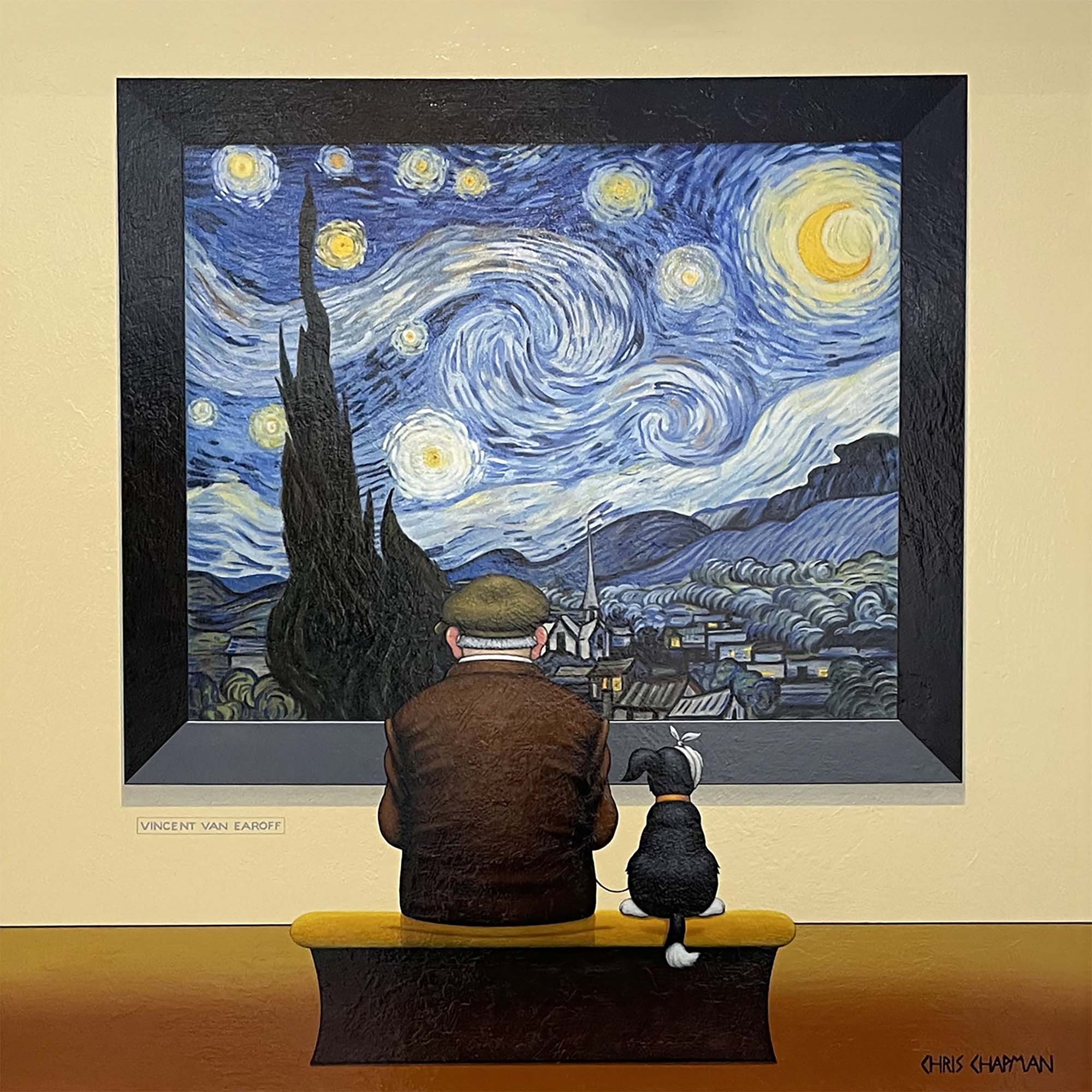 chris chapman vincent van earoff stargazing limited edition print