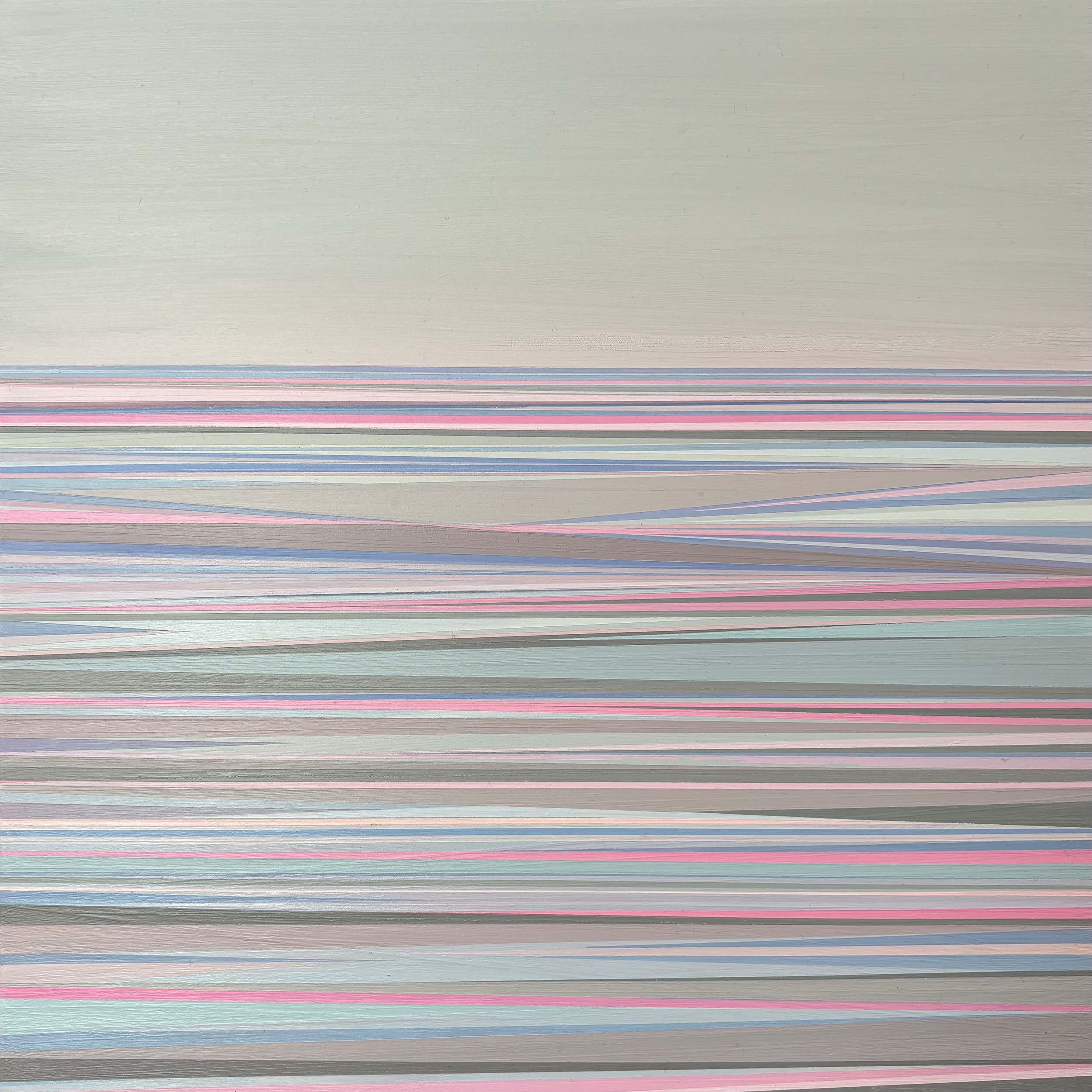 Stephanie Morgan - Dawn Rhythm - Acrylic on Wood - 30.5 x 30.5cm - 2025