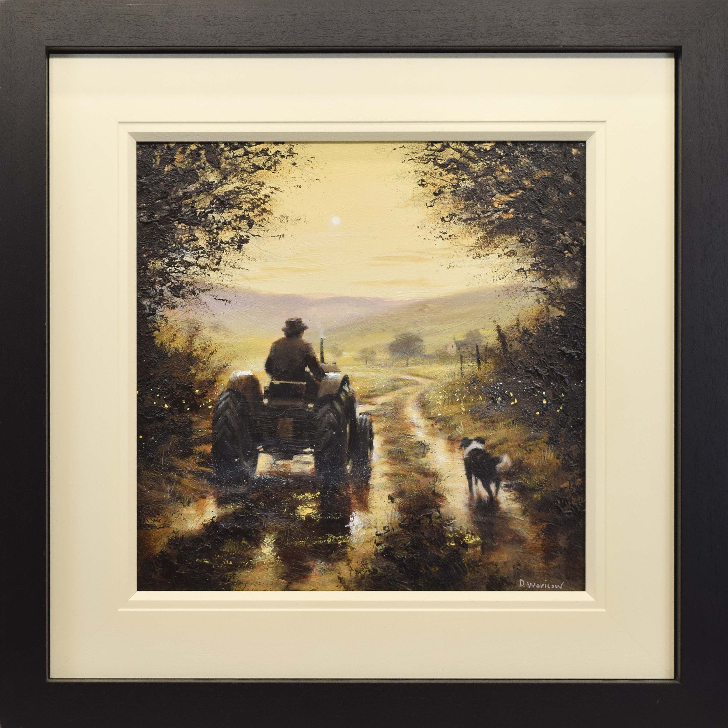The Farmer And His Dog | Original Artwork by David Warilow